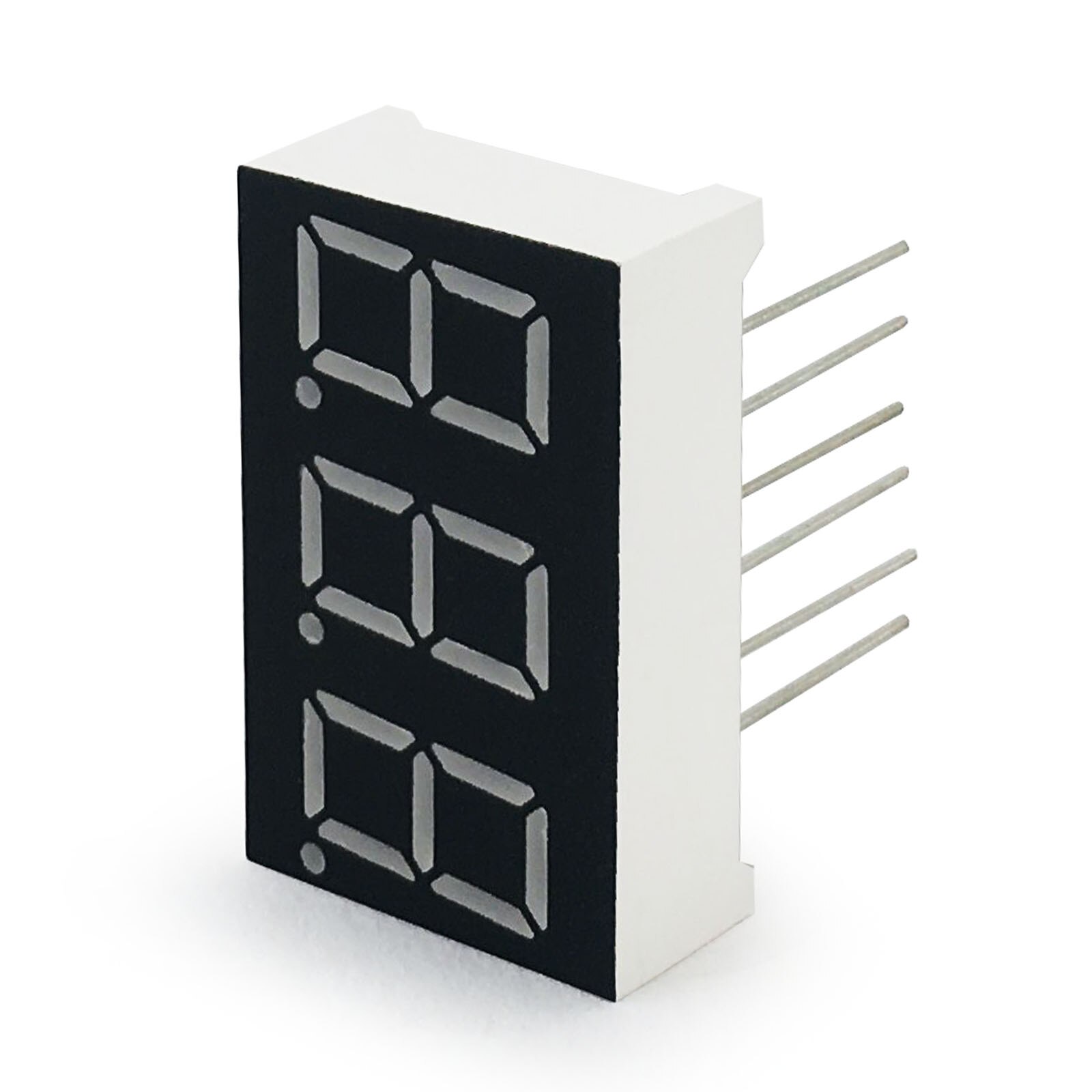 MCIGICM 100 stücke 7 Segment gemeinsame Kathode 3 bisschen Digital Rohr 0,36 "0.36in. rot LED-anzeige 7 segmentos LED Digital rohr