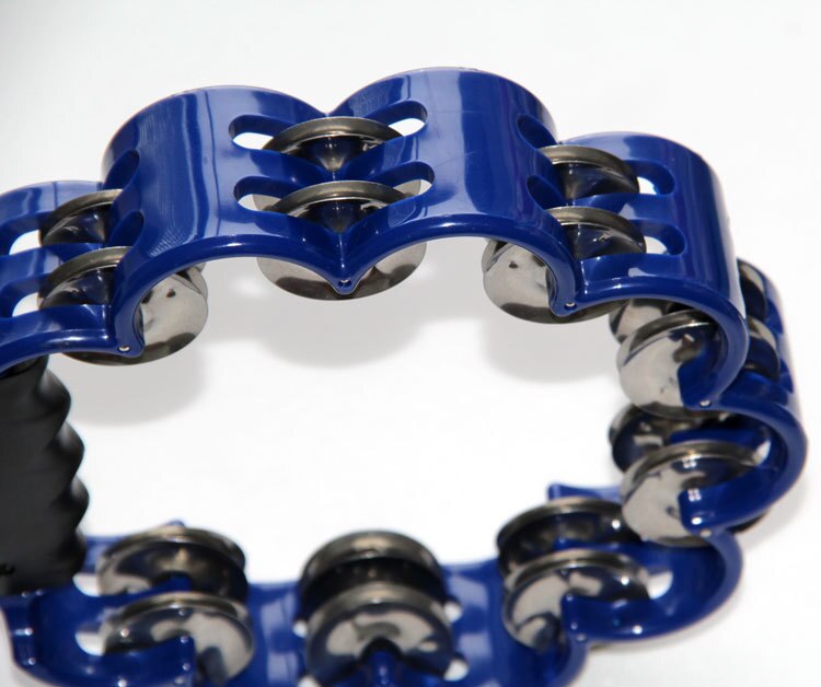 Alice Blue ATB001 Handheld Musical Instruments WITH METAL JINGLES Tambourine most comfortable and unique