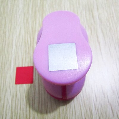 (2.5cm) Wave Circle Balloon Shape Craft Craft Scrapbooking Machine School Paper Cutting Cutter Puncher Eva Hole Punch Embossing: Square