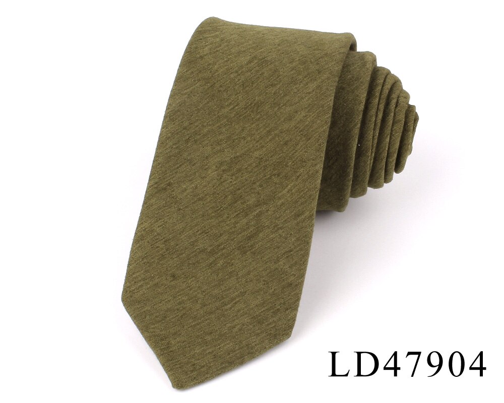Gravatas de cor sólida para homens e mulheres, gravatas finas e casuais para casamento: LD47904