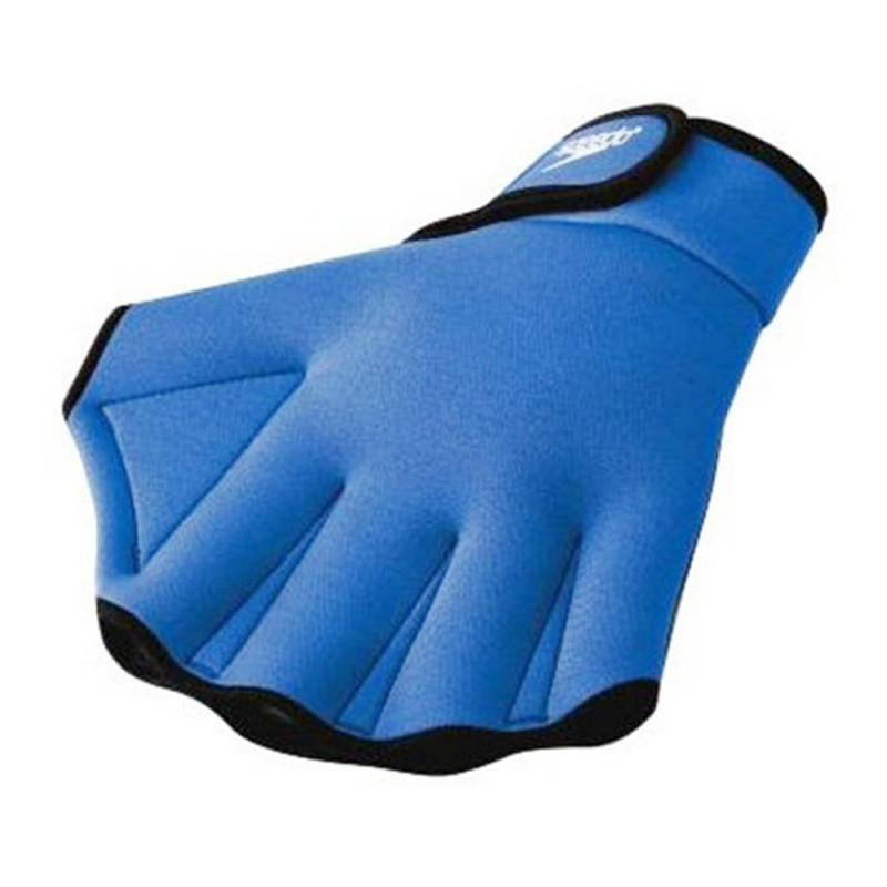 1 paar Wasser Aerobic Aqua Jogger Schwimmen Schwimmen Surfen Tauchen Schwimmhäute Neopren Paddel Handschuhe Blau