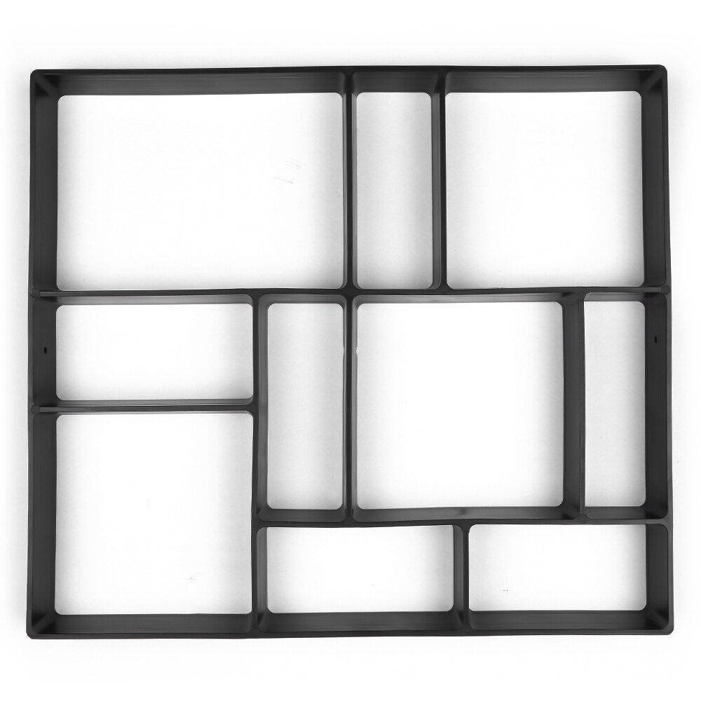 Path Maker Mold Reusable Concrete Cement Stone Paver Walk Mould DIY Reusable Concrete Brick Mold: F