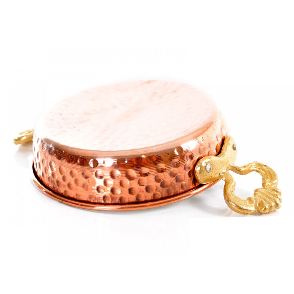 Koperen Pan Sunny Side Up Ontbijt Antieke Traditionele Set Van 3 Of 1Pcs Omelet Brunch Ei Keukengerei Cook Mediterrane zee