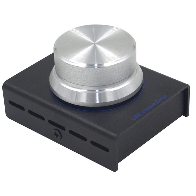 Usb Volume Control, Lossless Pc Computer Speaker Audio Volume Controller Knob, Adjuster Digital Control With One Key Mute Functi: Default Title