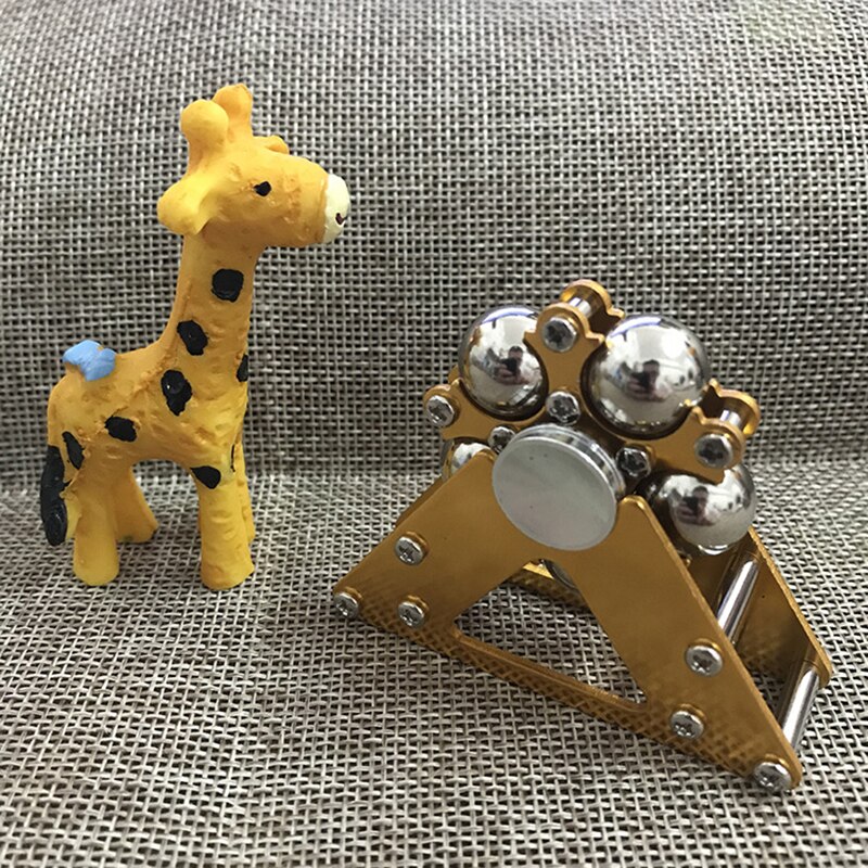 1PC Metal Five Bead Ferris Wheel Fingertip Gyroscope Stainless Steel Ball Bracket Finger Gyro Anti Stress Fidget Spinner