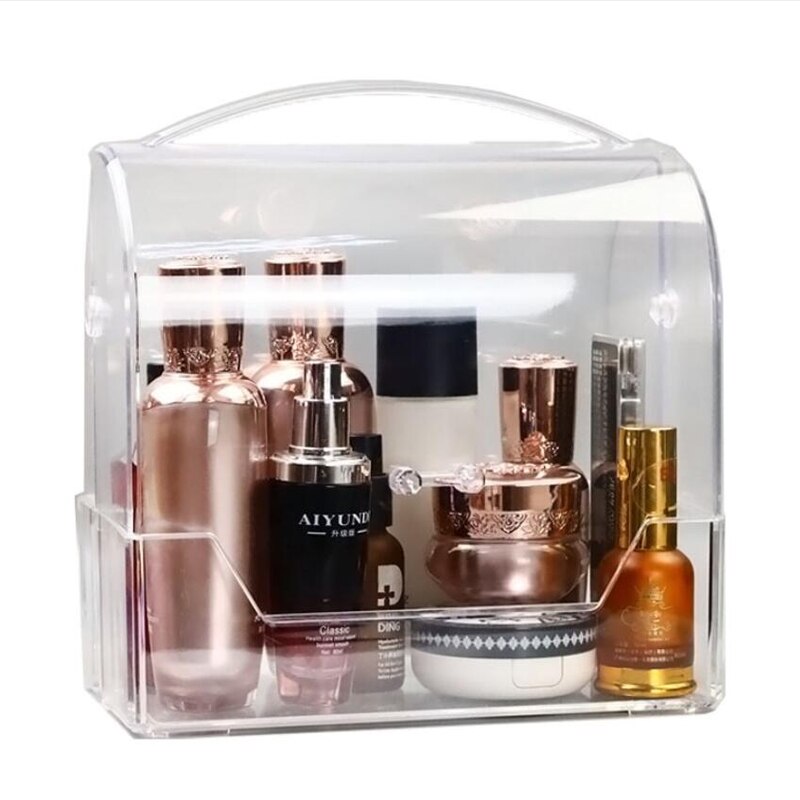 Acryl make-up organizers opbergdoos cosmetische sieraden display box case desktop make-up container dozen organizer