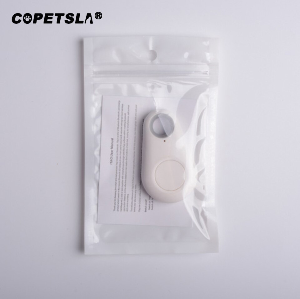 Copetsla 1 sztuk Pet inteligentny lokalizator Bluetooth pies GPS kamera lokalizator pies przenośny Alarm Tracker dla brelok etui wisiorek: White A with battery