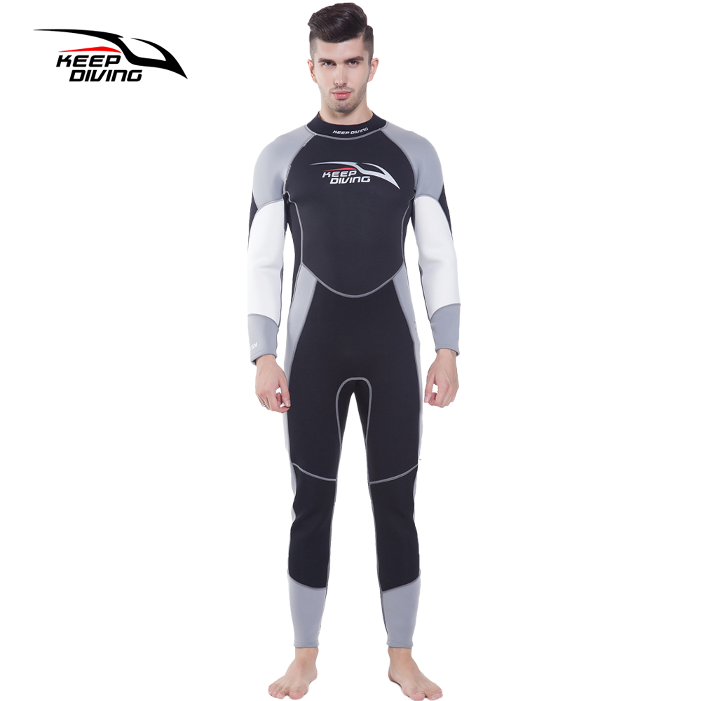 3 MM hommes néoprène Wesuit plongée sous-marine combinaison humide corps complet pour le surf chasse sous-marine natation plongée kayak
