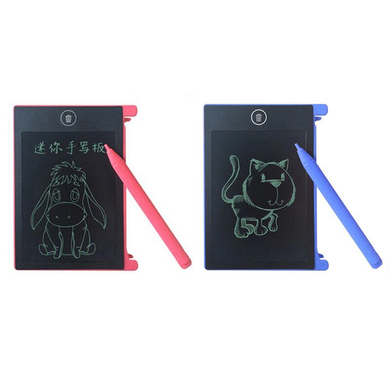 LCD Writing Tablet Paperless Memo Pad Writing Drawing Graphics Board 4.4 Inch