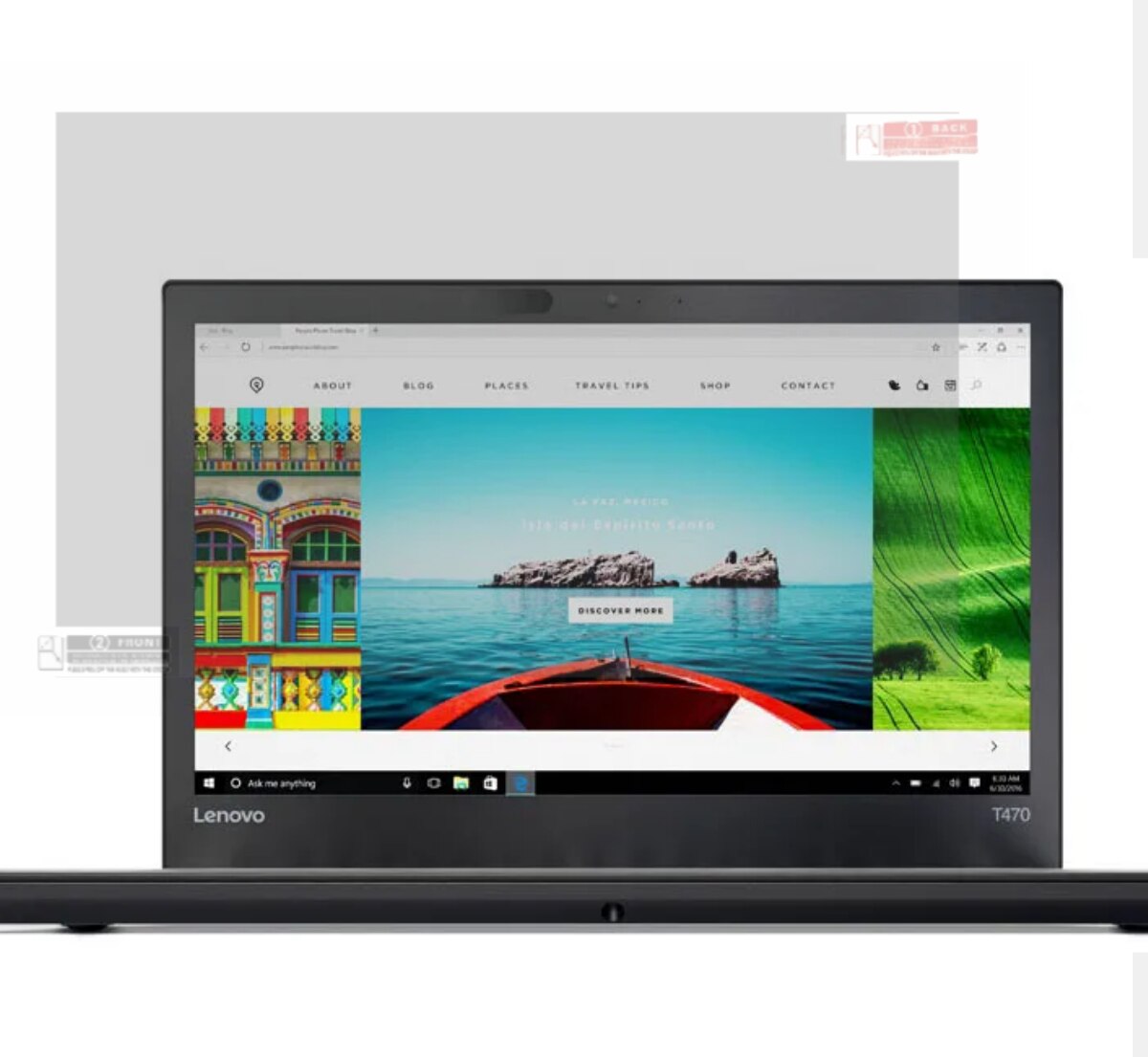 3 pcs clear/matte notebook laptop screen protector film for lenovo thinkpad  t450 t450s t460 t460p t460s t470 t470s t470p t480