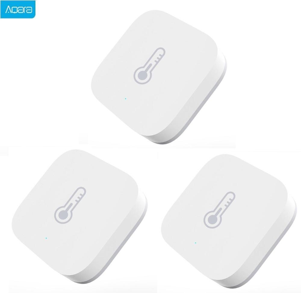 Xiaomi Aqara Luftdruck Temperatur Feuchtigkeit Clever Umwelt Sensor Clever Kontrolle über Mihome APP Zigbee verbindung: 3 Stck