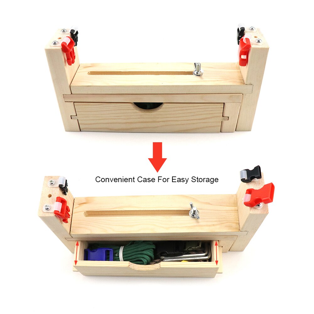Verstelbare Paracord Armband Maker Met Cords Bukles Polsband Maker Paracord Vlechten Weven Diy Craft Tool Kit