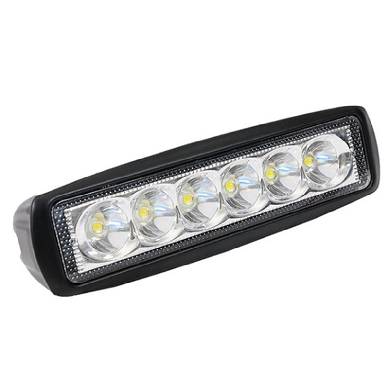 1Pcs 18w DRL LED Spot Flood Work Light Worklight 6000k led work lights 4WD UTE SUV Truck