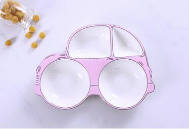 Assiette en céramique créative en forme de voiture, meilleure , vaisselle pour enfants, fruits secs sains, assiette à Dessert, bons pour enfants, 1215