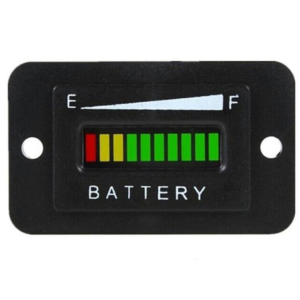 Lead-acid Battery Fuel Gauge for Electric Vehicles and for Golf Carts 36v Mp Two-line Lcd Screen