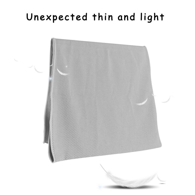 Women Cooling Towel Men Breathable Portable Gym Jogging Enduring Running Swimming Instant Chilly Cool Sports Ice Towel 100*30cm: gray