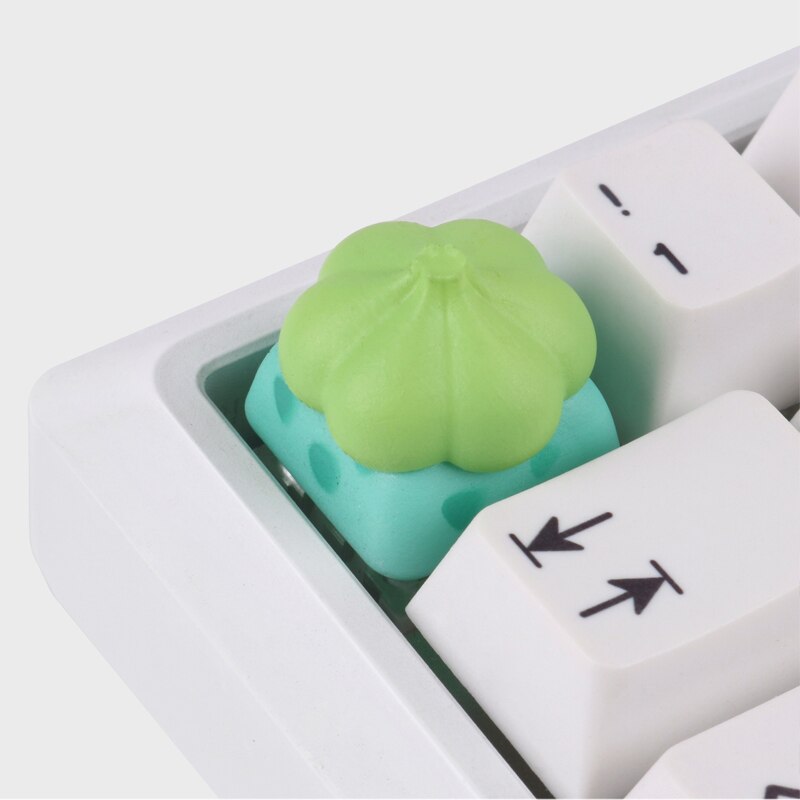 Mechanical keyboard key opening cap pocket goblin Magic Baby bikachu switch hat: Miao wa seed
