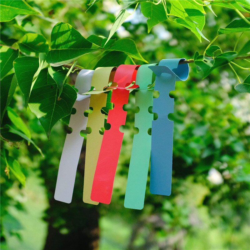 Nursery Seedling Gardening Label Plastic Waterproof Label , Gardening Flowers And Plants Label For Home Garden Mix Colors