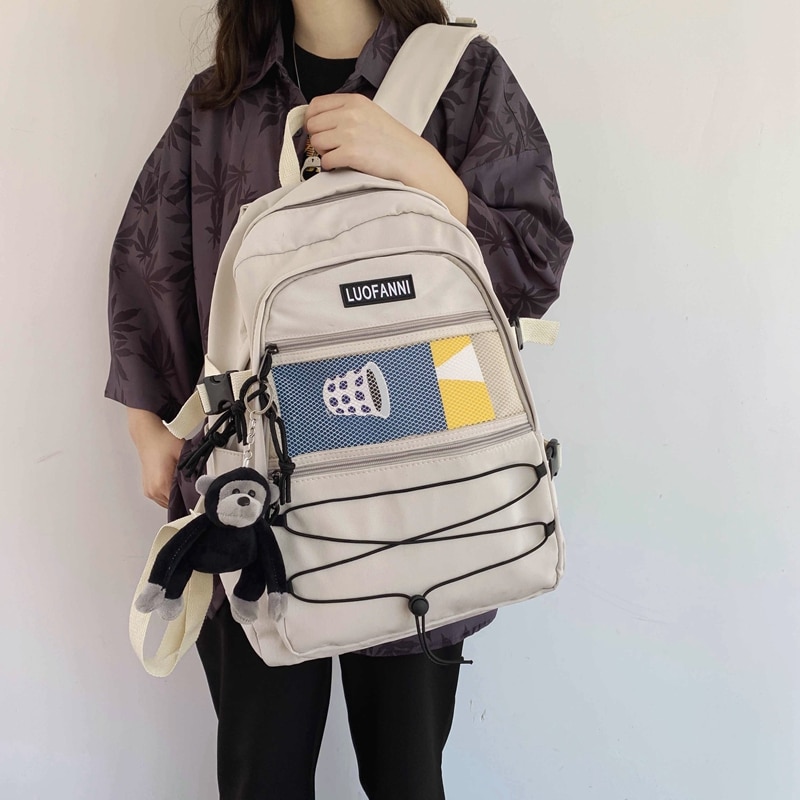 DCIMOR wysokiej jakości wodoodporny nylon kobiet plecak kobiet o dużej pojemności sznurkiem tornister dla nastolatków torba podróżna Mochilas