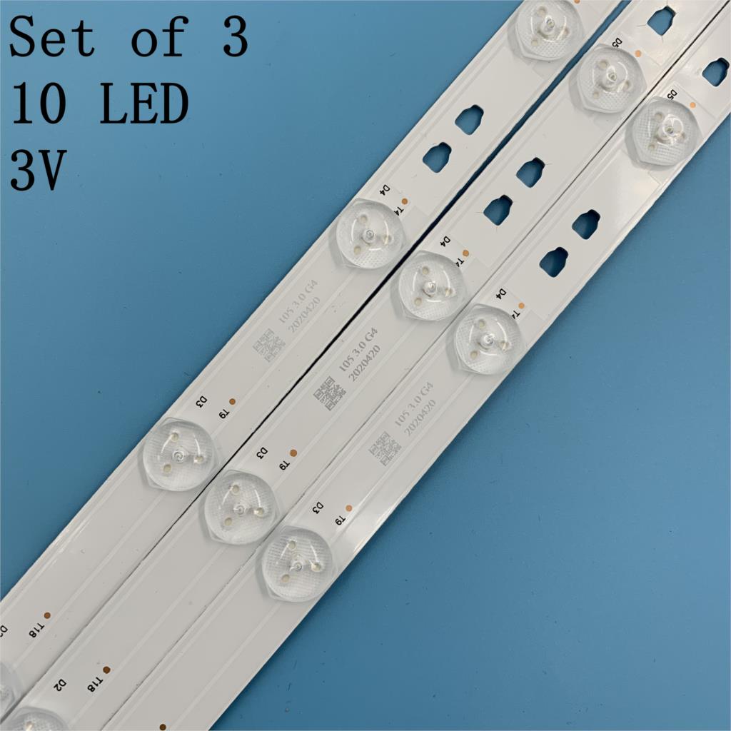 KIT 4 BARRE STRIP 9 LED TV HAIER RF BS400E32 0901S 06 A0 ECHOM 40DF 4640FD003