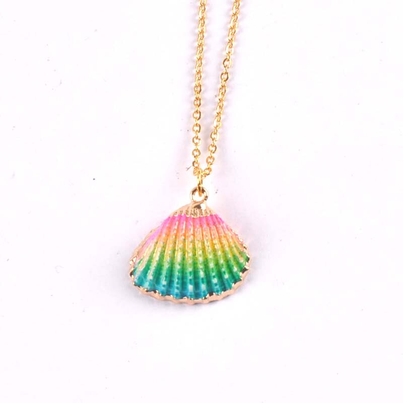 1pcs Conch Seashell shell charm necklace for Women Jewelry Summer Beach Shell Necklace Women cp2687: 7