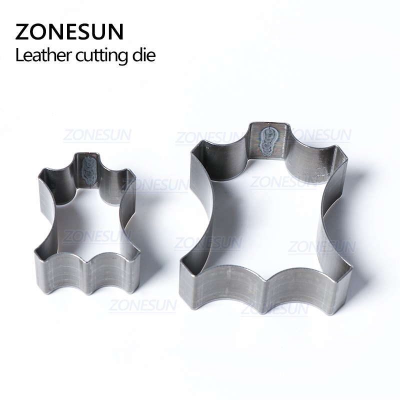 ZONESUN Full Steel Leather Cutting Die Rule Die special shape hollowed Punching Clicker Die For Cutting Out Leather PVC craft