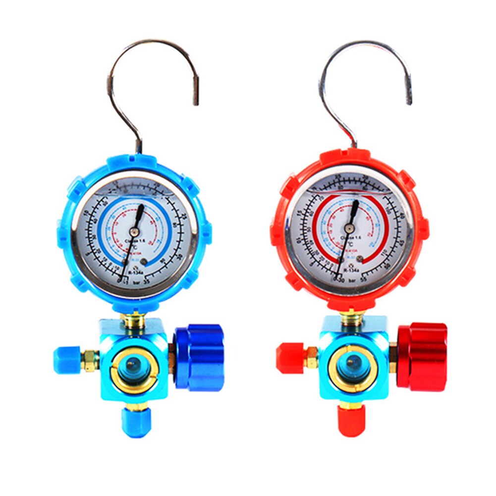 Ny kylmanifold manometer ventiler tryckmätare luftkonditioneringsverktyg  r410a: Default Title