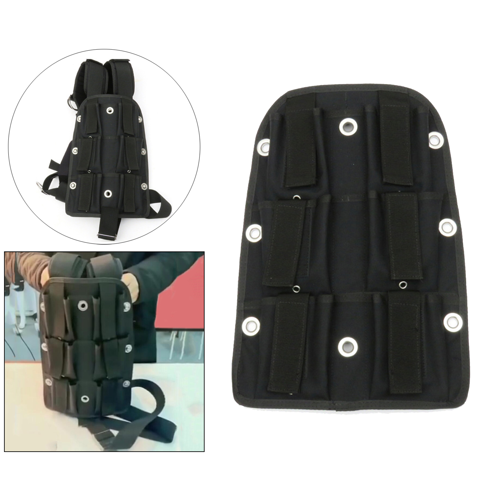 Premium 6Kg Duiken Backplate Harnas Gewicht Plaat Kussen Pad Apparatuur