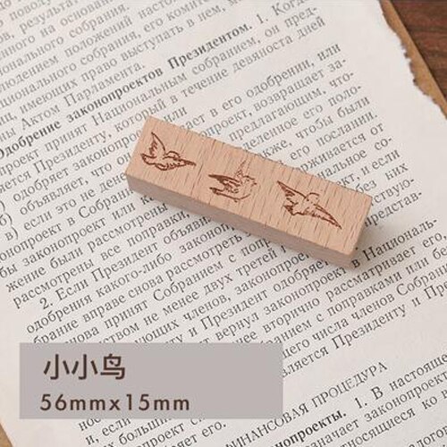 1Pcs Gedichten In De Pastorale Serie Vintage Rubberen Afdichting Leuke Hout Clear Postzegels Diy Scrapbooking Decoratie Journal Levert