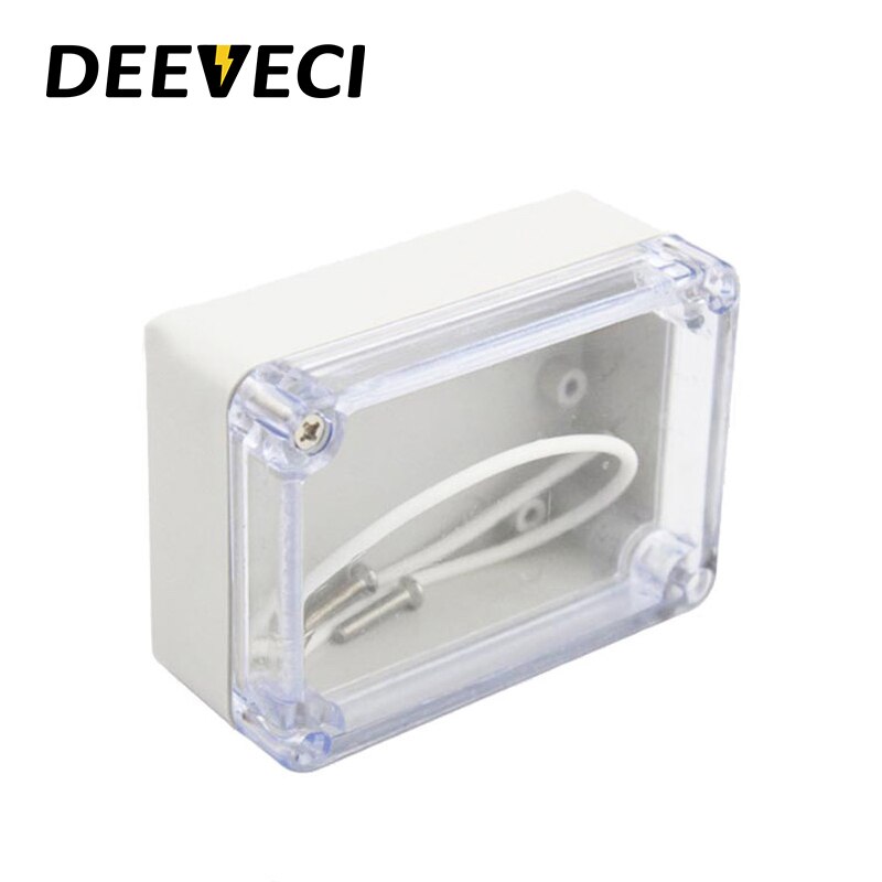 Transparent Waterproof Outdoor Enclosure Plastic Box Electronic Project Case Instrument Electrical Box Junction Box Housing