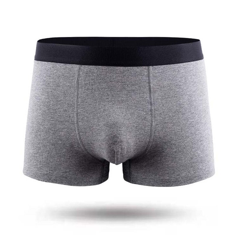 4PCS Male Panties Cotton Mens Underwear Boxers Breathable Sexy Man Boxer Solid Underpants Comfortable Men Shorts