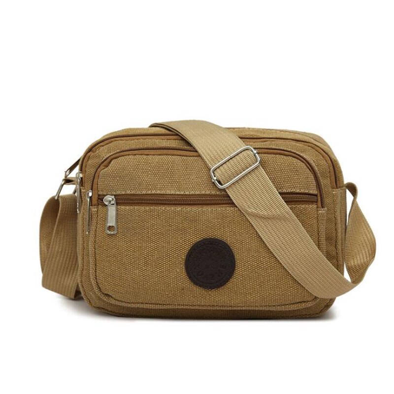 Koreaanse Nylon Canvas Vrouwen Messenger Bag Vrouwelijke Toevallige Polka Dot Canvas Schoudertas Diagonaal Kleine Tas: yellow