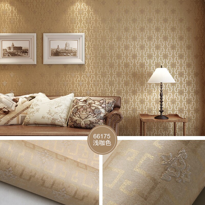 Roll Behang Palindrome Studie Behang Retro Slaapkamer Woonkamer Behang Hotel Decoratie Vliesbehang W115: 66175 / 3mx53cm