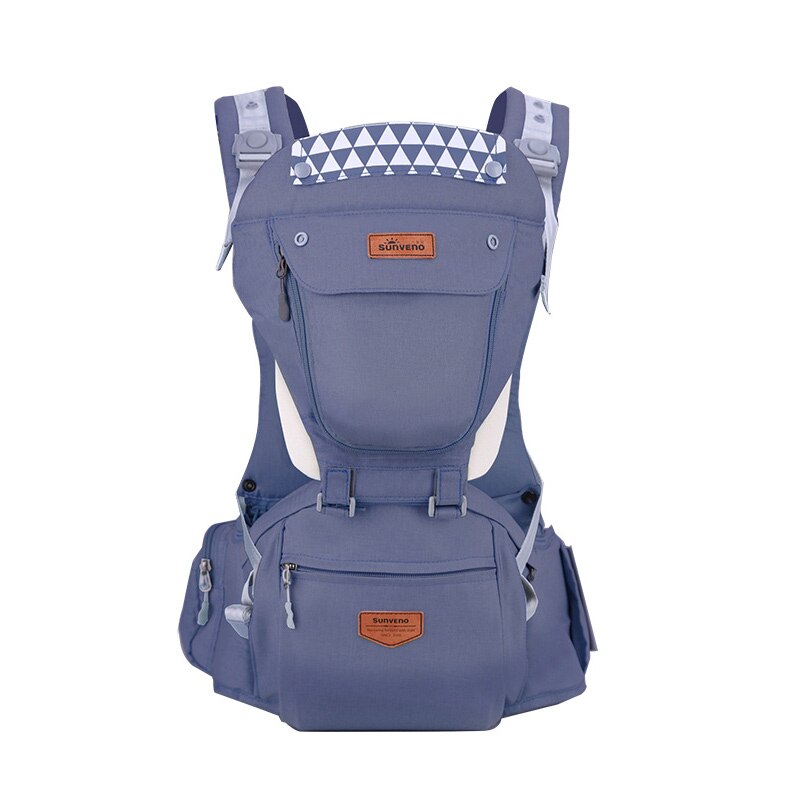 Sunveno mærke ergonomisk bæresele slynge rygsæk 360 hoftestol baby wrap slynge til nyfødt kænguru babyholder bælte til børn: Blå