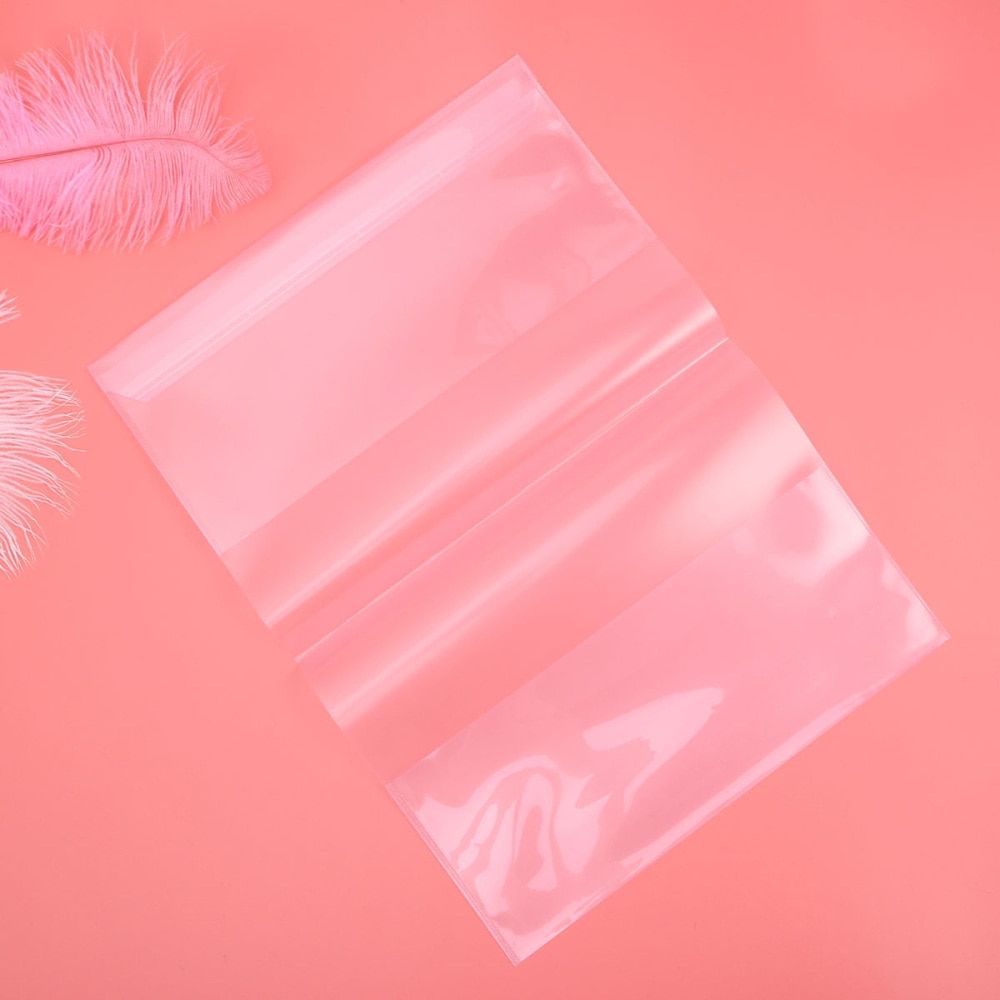 5pcs Textbook Cover Waterproof Plastic Clear 16K Note Book Protector for Classroom