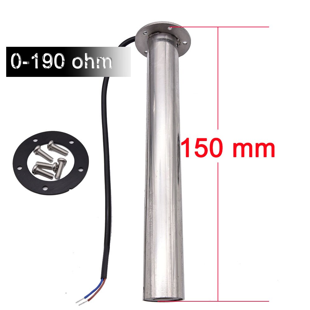 150mm ~ 600mm Abwasser eben Messgerät Sensor Marine Stiefel Auto Kraftstoff Absender Einheit Wasserstand messgeräte 0-190 240-33Ohm wasserstand anzeige: 150mm 0-190Ohm