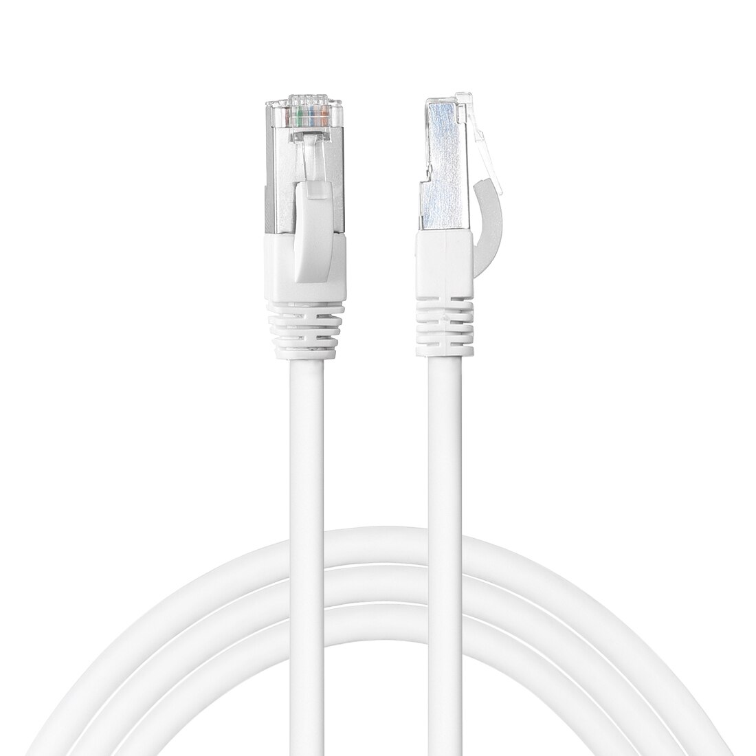 Uxcell 2Pcs 3ft 5ft 10ft Cat7 Ethernet Cable Cat 7 Network Wire Patch Cable Black White Blue