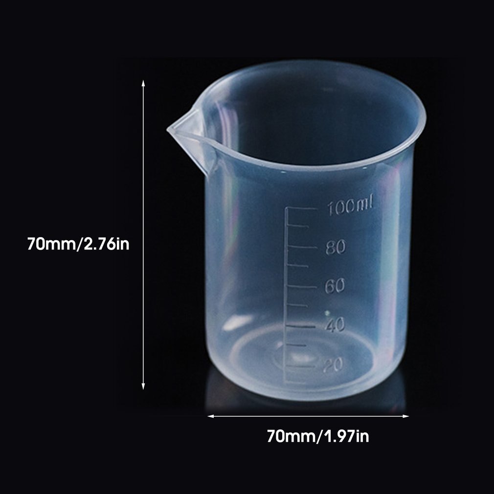 100ML Measuring Cup Practical Transparent Plastic Measuring Cup Liquid Measure Jug Cup Container For Home Baking Kitchen Gargets