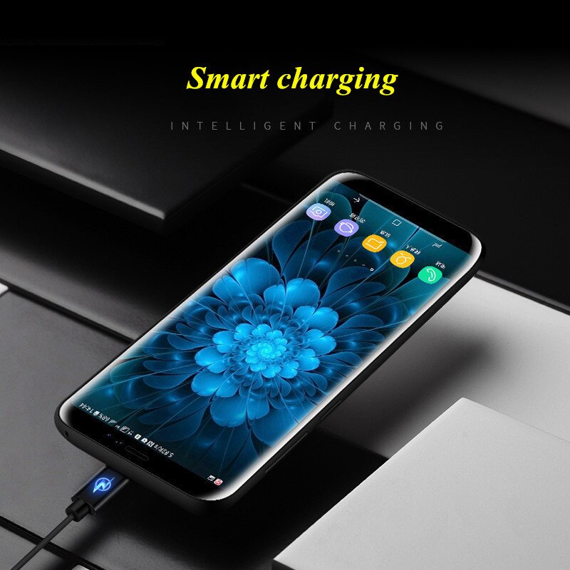 Draagbare Telefoon Batterij Power Case Voor Samsung Galaxy S8 Backup Batterij Opladen Case Voor Samsung Galaxy S8 Plus Power Bank cover