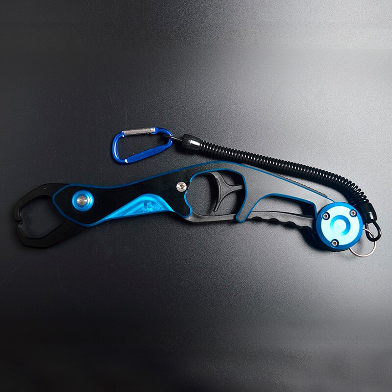 Fishing Tool Set Fishing Grip Gripper &amp; Line Cutters Fishing Pliers with Bag Multifunctional Aluminium Fishing Equipment: fishing grip-B