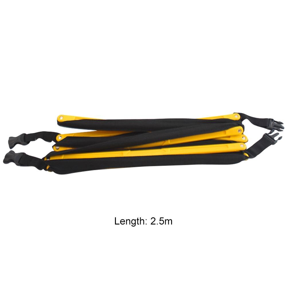 Durable Agility Ladder Wear-resistant 6 8 Rung Agility Ladder Soccer Speed Ladder Training Stairs Fitness Equipment: 2.5M 6 Rung