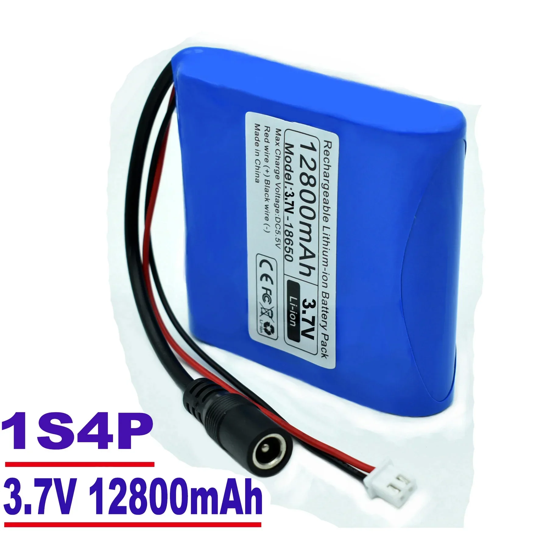 3.7V rechargeable 18650 lithium battery microcontroller LED outdoor light Bluetooth speaker audio backup power supply