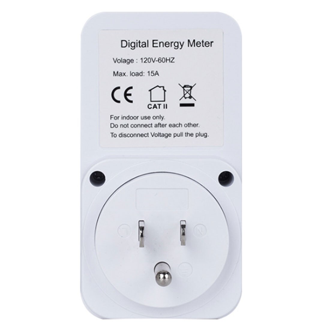 Power Meter Watt Electricity Usage Monitor Socket Electric Monitor Power Energy Socket Digital Consumption Meter EU US UK Plug