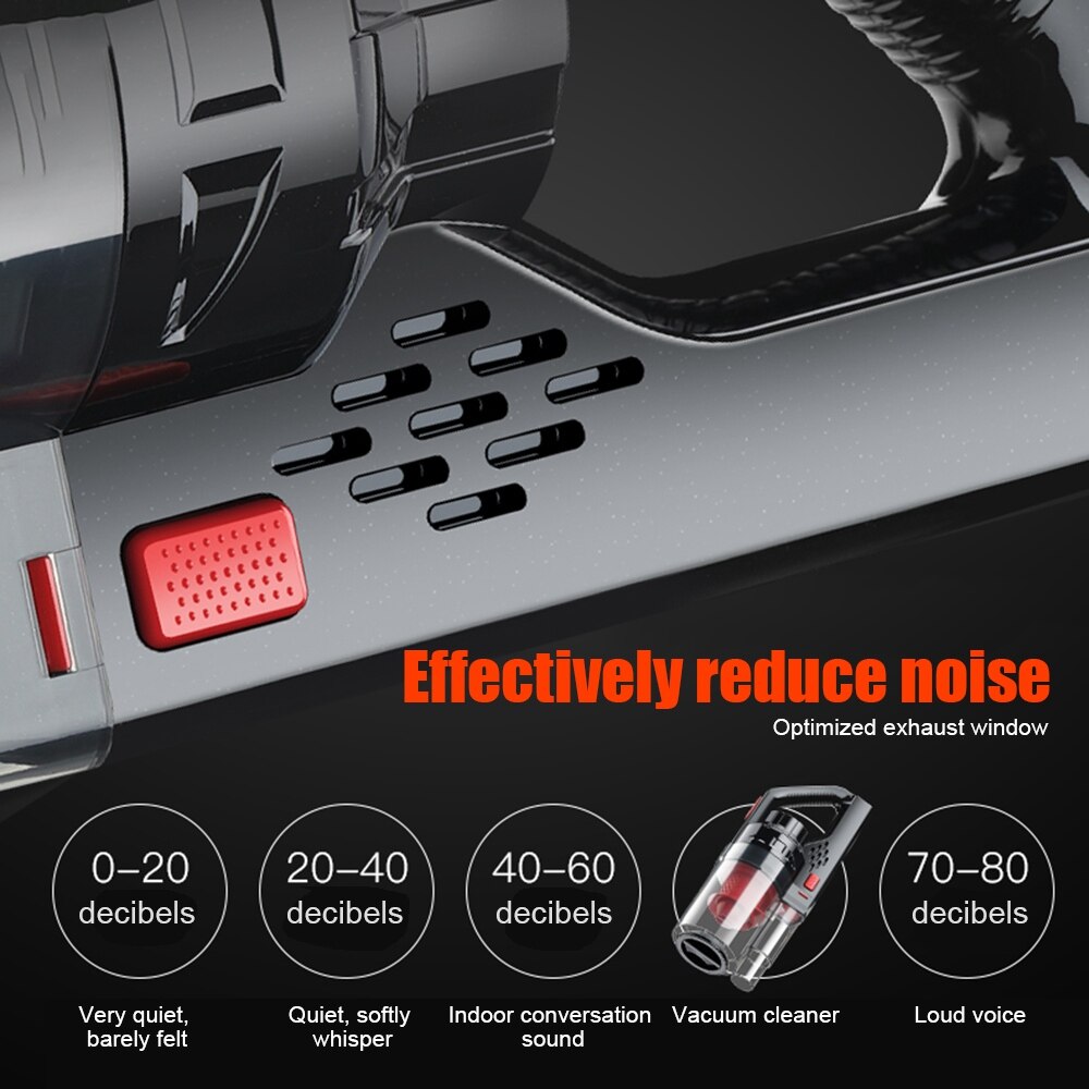 Lekki przenośny odkurzacz samochodowy DC 12V, 150W 6000rocznie potężna moc ssania zasilana przez wylot, mokro/suchy Handheld automatyczny V