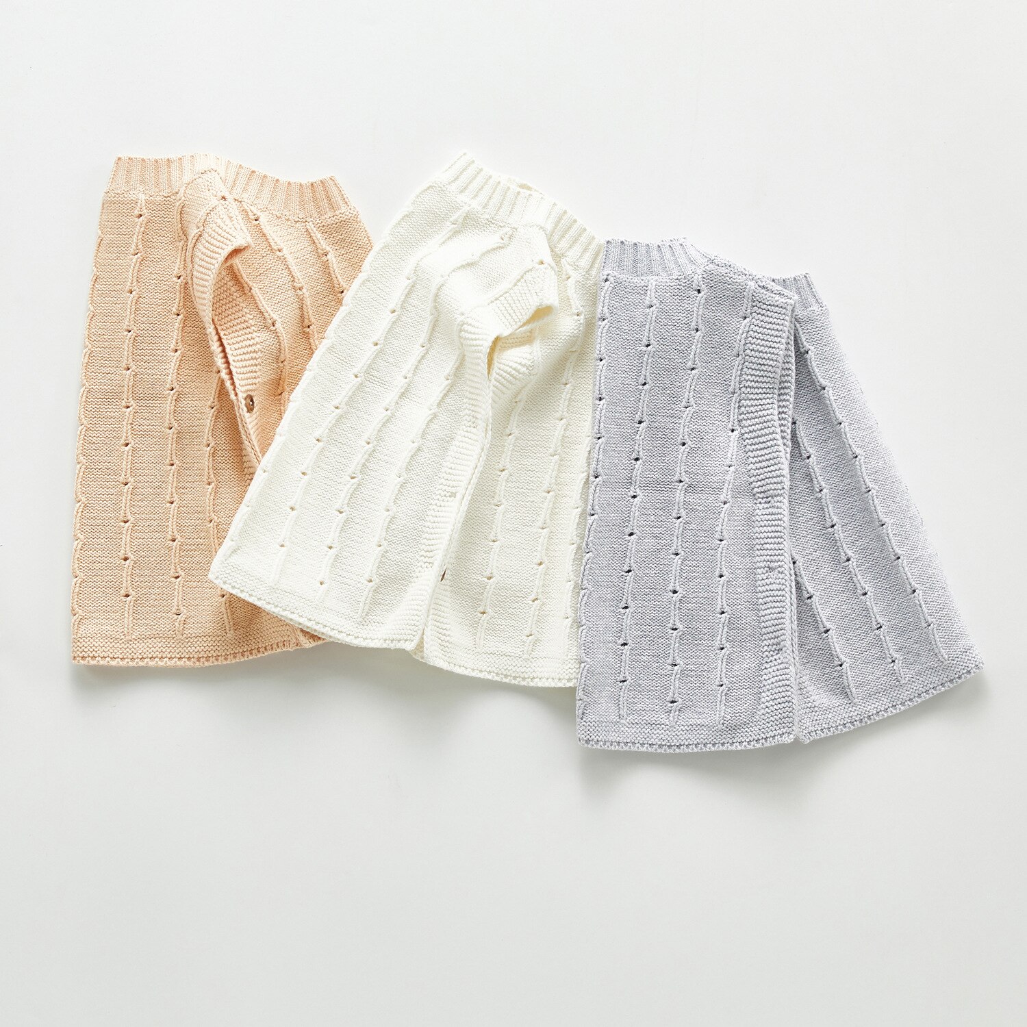 Herfst Kids Meisjes Effen Kleur Gebreide Vest