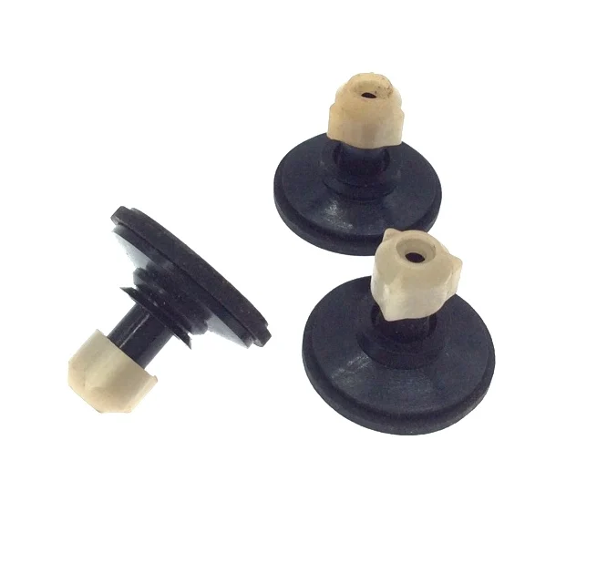 2PCS Take-up drive katrol met rubberen ring voor cassettedeck audioband platenspeler