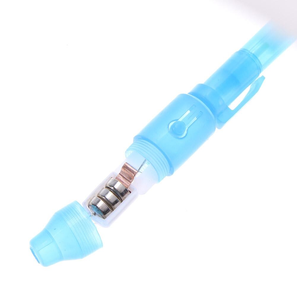 4pcs Invisible Ink Pen Luminous Light Pen Magic Stationery LED Highlighter Pen Drawing Secret Message Gadget Pen Kids