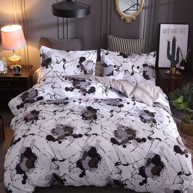 Moderne Dekbedovertrek Set Dekbed Beddengoed Set Bed Cover Koningin Koning Beddengoed Dekbedovertrek Kussensloop Textiel: 2 / Twin