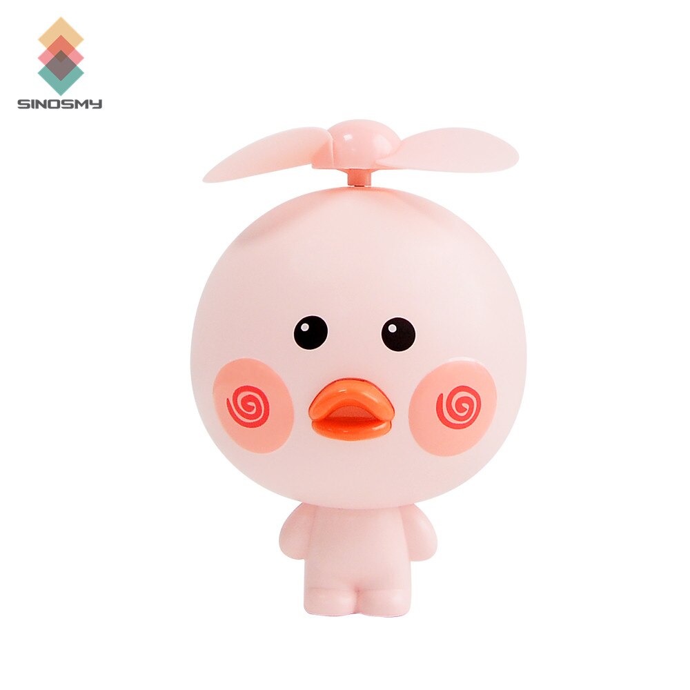 Box fan portable rechargeable mini electric battery powered USB handy fan: Pink