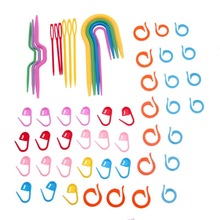1 stelt ABS Plastic Knit Stitch Breinaalden Haaknaald Plastic Markers Naald Clip Craft Haakt Breien Locking Stitch